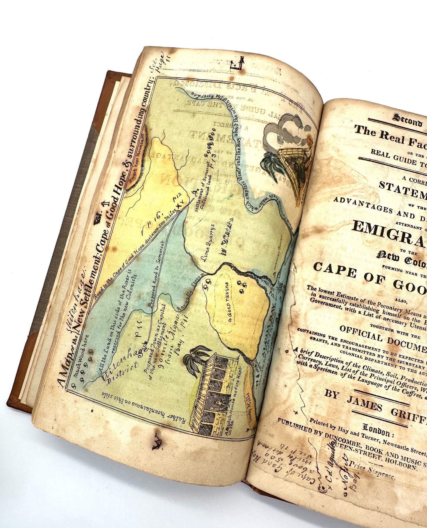 Cape of Good Hope and its Dependencies with The Real Facts Disclosed or the Only Real Guide to the Cape by Benjamin Stout and James Griffin