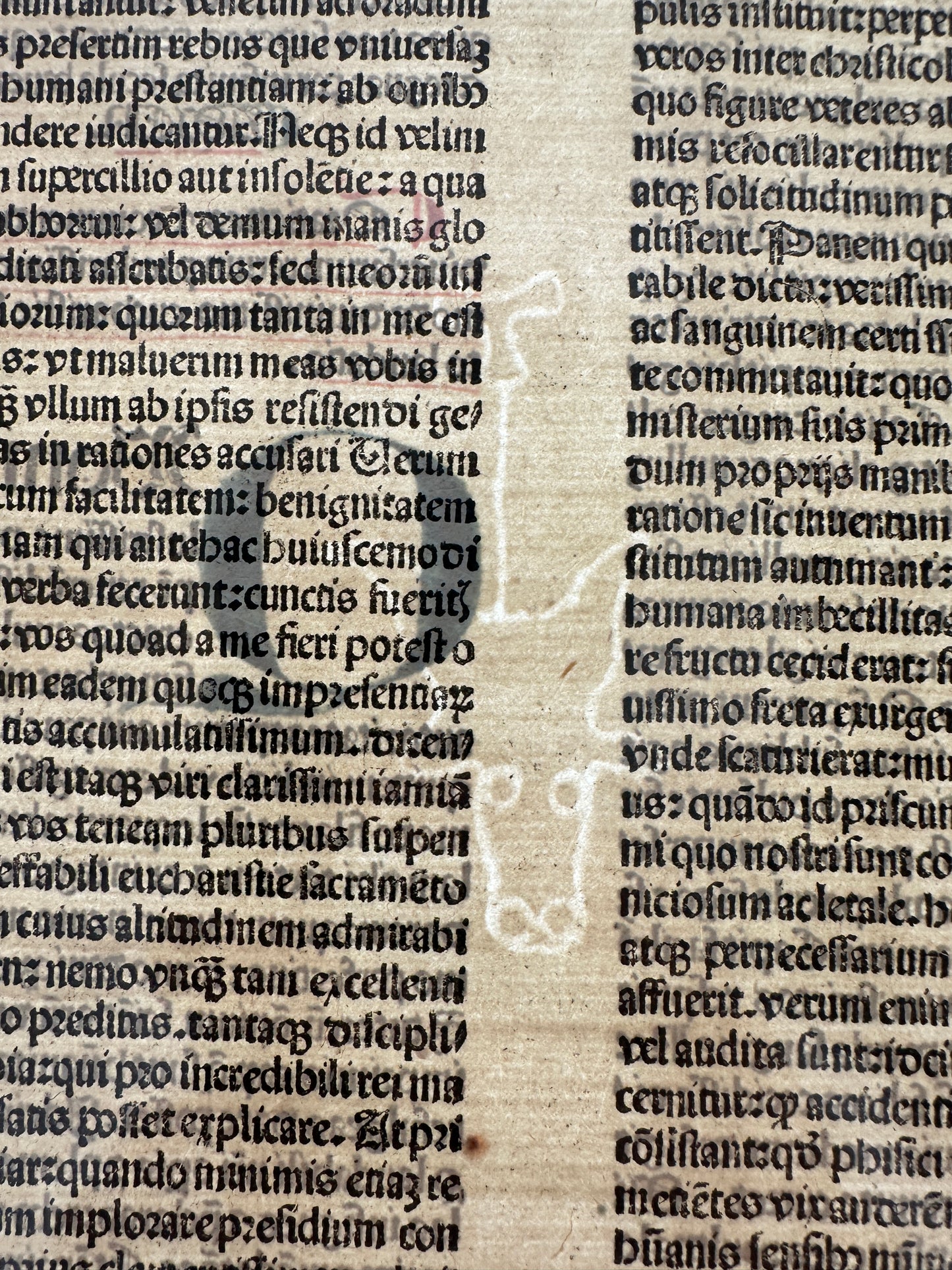 An Incunable Leaf (1483/4) from Margarita Poetica by Albrecht von Eyb