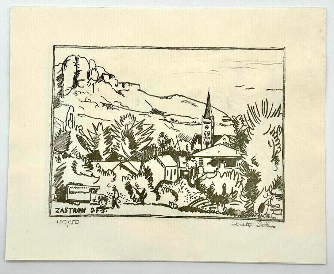 South African Lithographs (A Signed, Limited Portfolio of 12 Works by Walter Battiss)