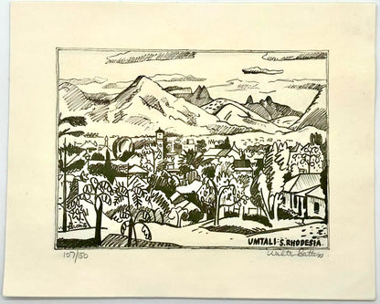 South African Lithographs (A Signed, Limited Portfolio of 12 Works by Walter Battiss)