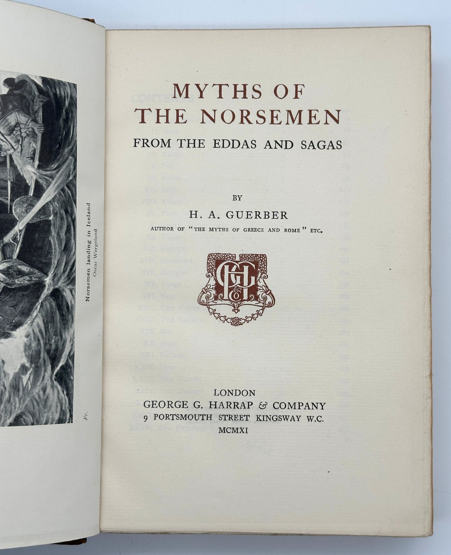 Myths of the Norsemen by H.A. Guerber