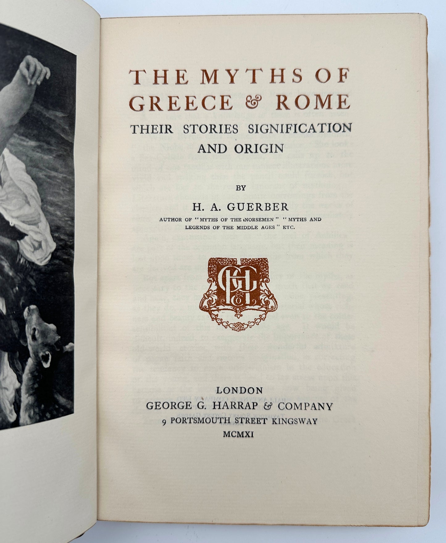 The Myths of Greece and Rome by H.A. Guerber