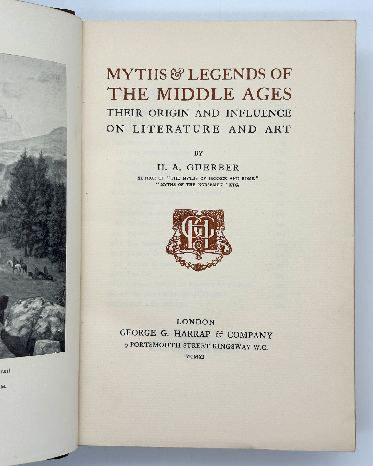 Myths & Legends of the Middle Ages by H.A. Guerber