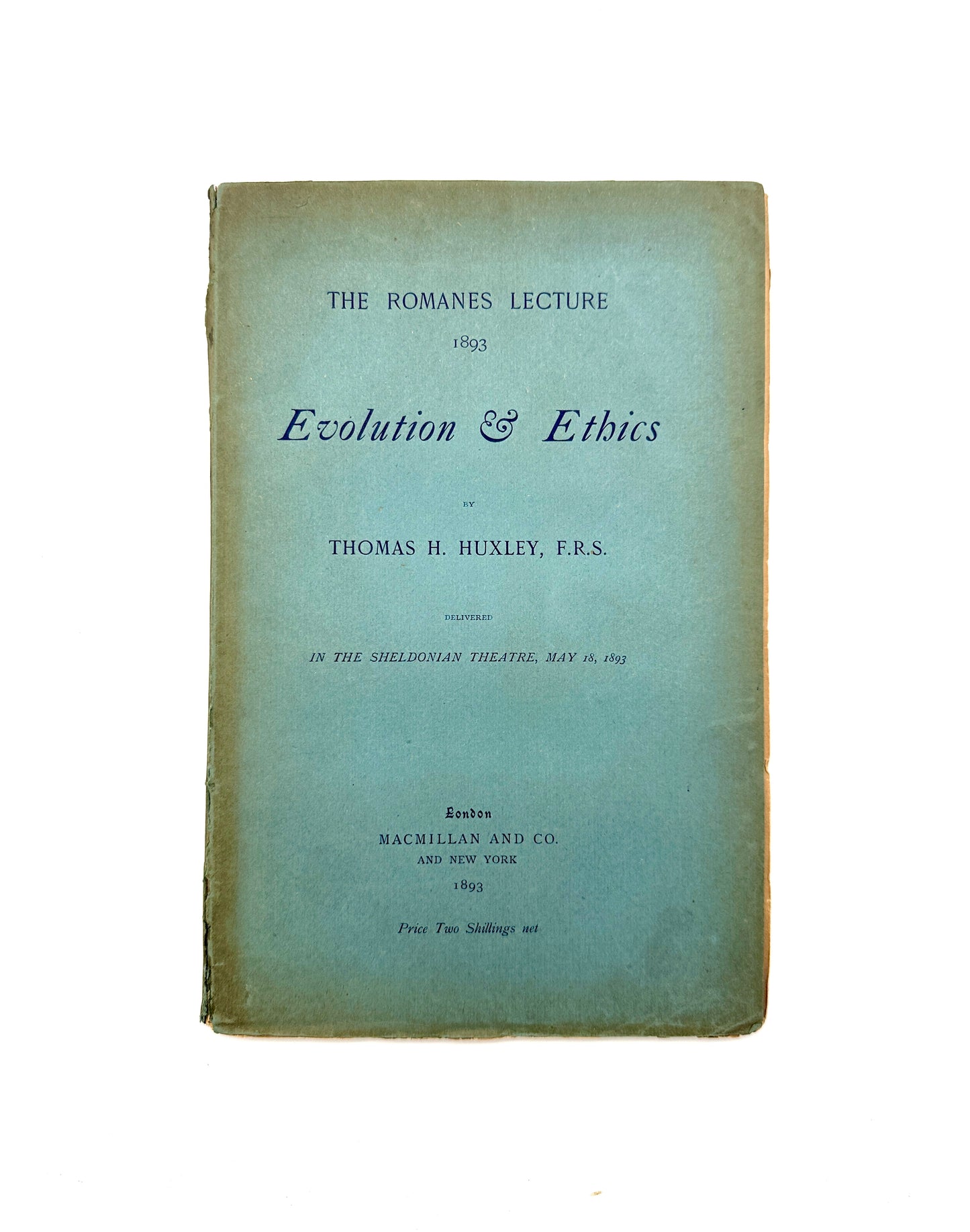 Obituary Notice of Charles Darwin and Evolution and Ethics by Thomas H. Huxley