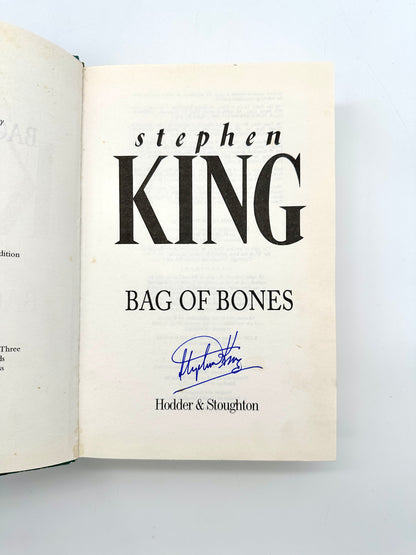 Bag of Bones by Stephen King (Signed, 1st UK Edition)