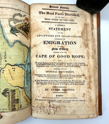 Cape of Good Hope and its Dependencies with The Real Facts Disclosed or the Only Real Guide to the Cape by Benjamin Stout and James Griffin