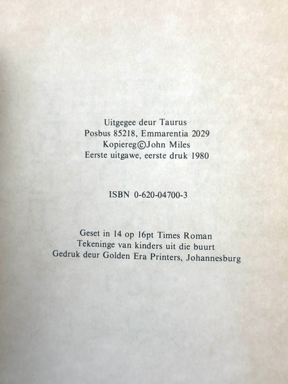 Stanley Bekker en die Boikot by John Miles (Apartheid Era Banned Children's Book)