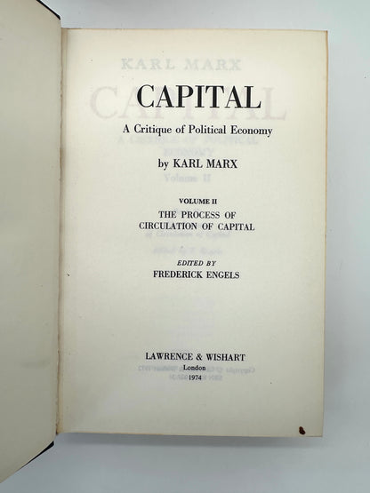 Capital by Karl Marx (3 Volumes)