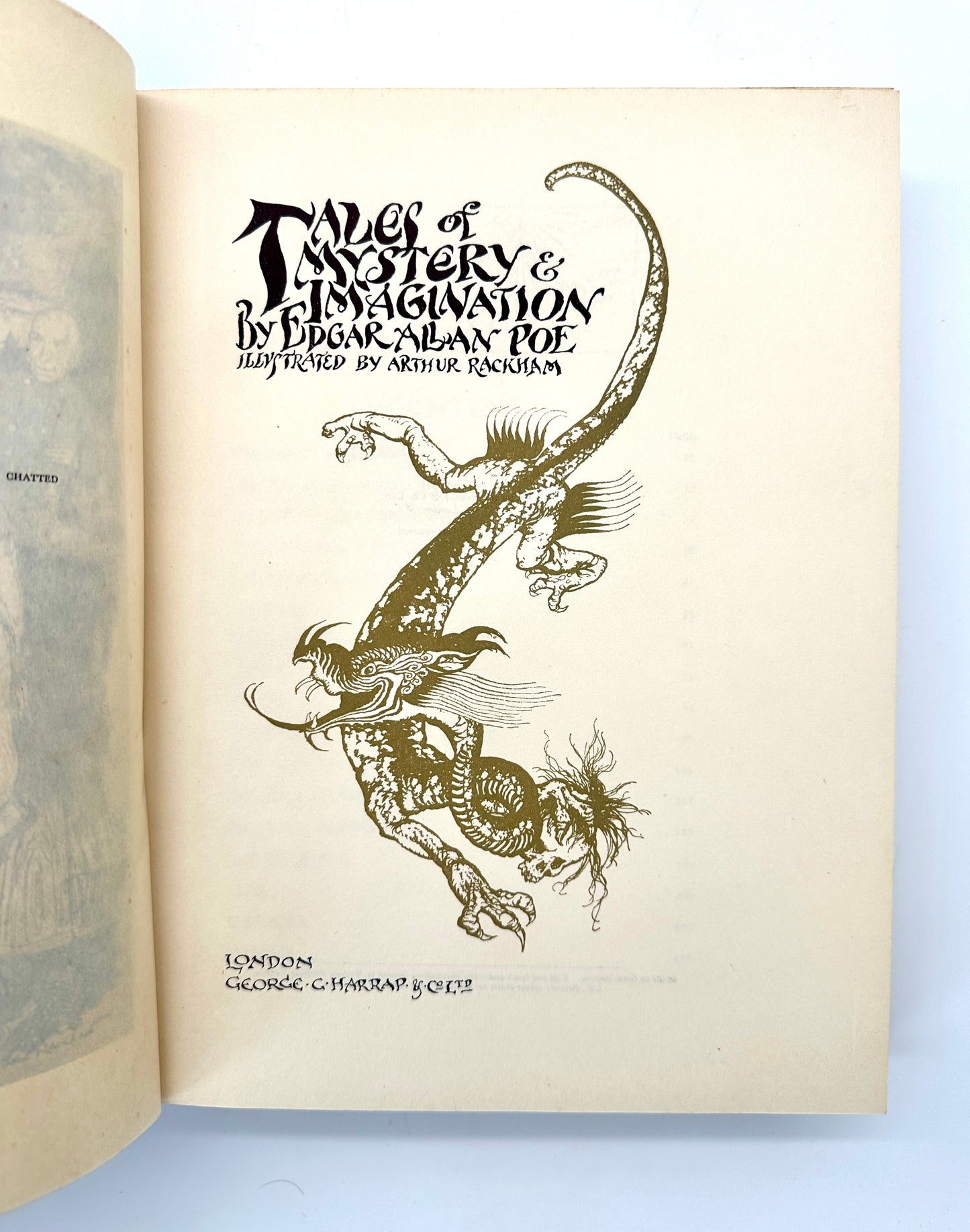Tales of Mystery and Imagination by Edgar Allan Poe - Illustrated by Arthur Rackham (1st Rackham Edition)