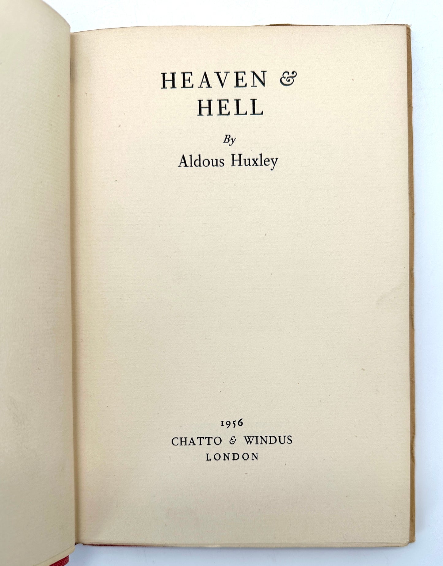 Heaven & Hell by Aldous Huxley (1st Edition)