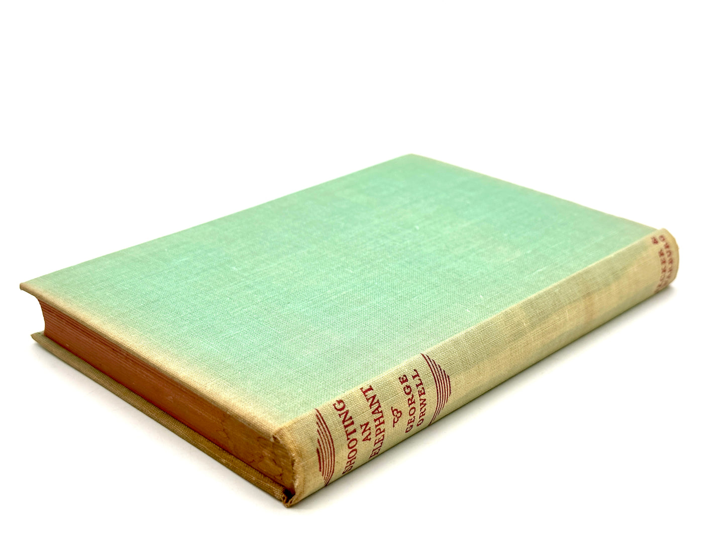 Shooting an Elephant and Other Essays by George Orwell (1st Edition)