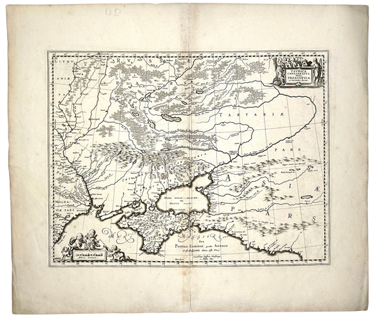 Taurica Chersonesus, Hodie Przecopsca, et Gazara Dicitur by Jan Jansson & Moses Pitt