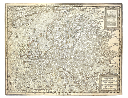 <b>EUROPE 1575</b><br>Europe by Andre Thevet