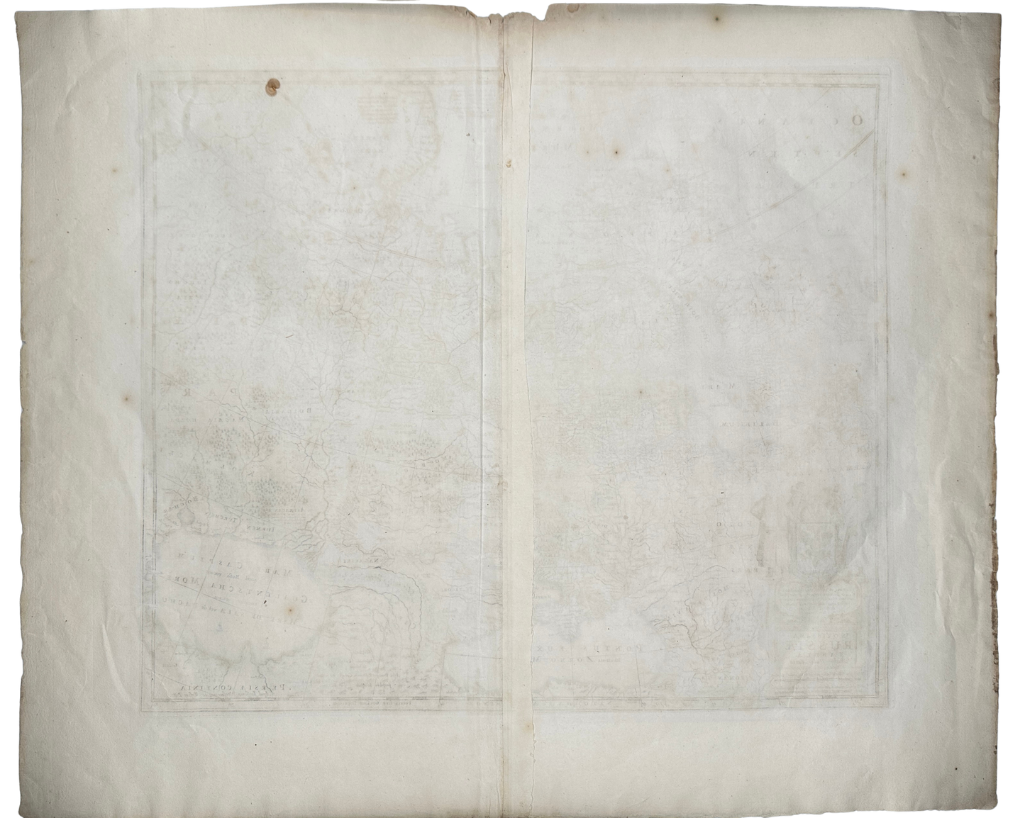 <b>RUSSIA 1650</b><br>Novissima Russiae Tabula Authore Isaaco Massa by Henricus Hondius