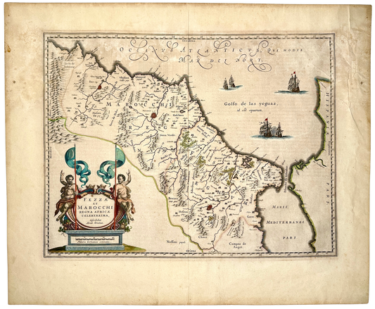 Fezzae et Marocchi Regna Africae Celeberrima by Blaeu
