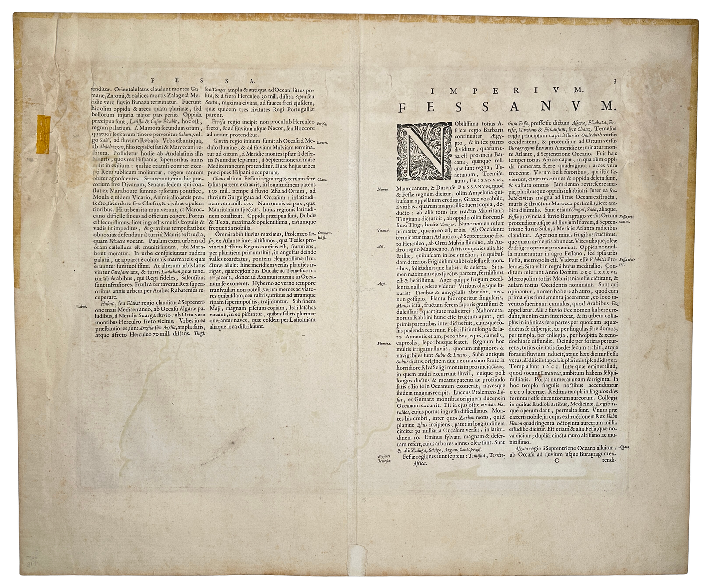 <b>MOROCCO 1650</b><br>Fezzae et Marocchi Regna Africae Celeberrima by Blaeu