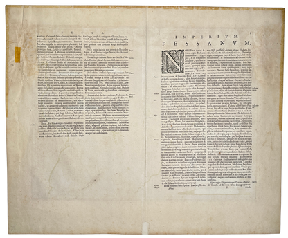 <b>MOROCCO 1650</b><br>Fezzae et Marocchi Regna Africae Celeberrima by Blaeu