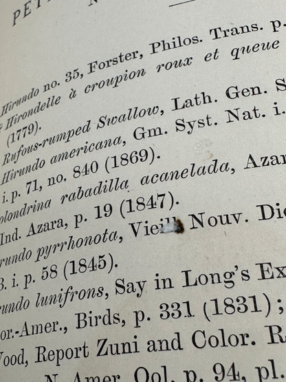 A Monograph of the Hirundiniddae or Family of Swallows by R. Bowdler Sharpe