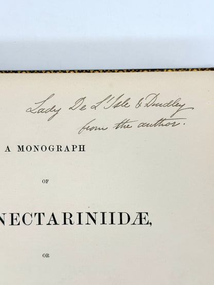 A Monograph of the Nectariniidae, or Family of Sun-Birds by G.E. Shelley