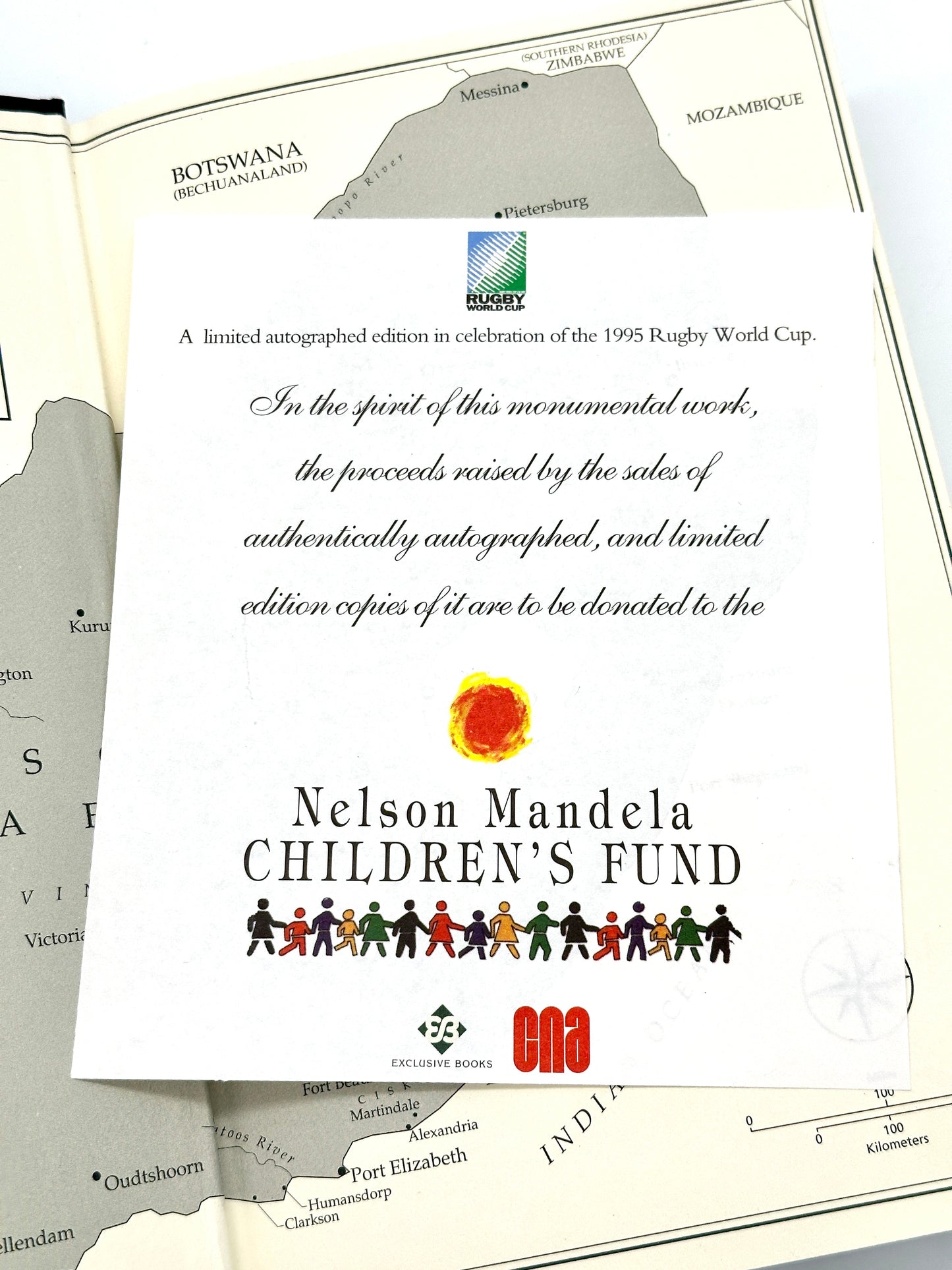 Long Walk to Freedom by Nelson Mandela (1995 Rugby World Cup Signed Copy)