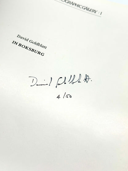 In Boksburg by David Goldblatt (Signed and Limited, Deluxe Leather Edition)