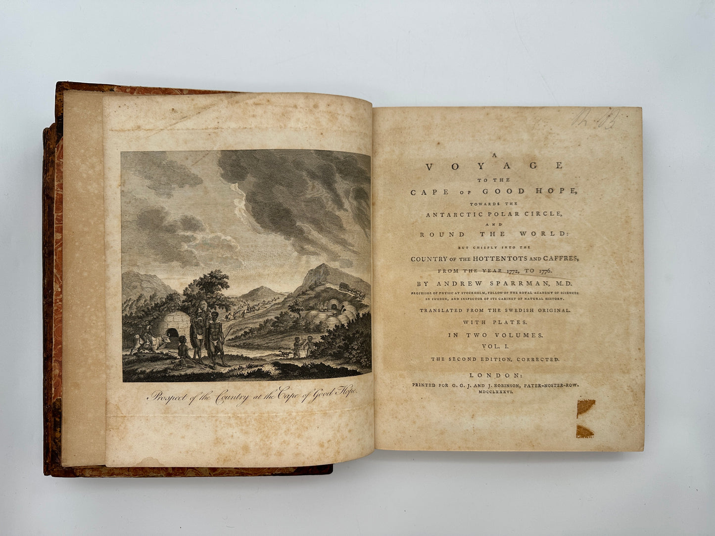 A Voyage to the Cape of Good Hope by Andrew Sparrman, 2nd English Edition