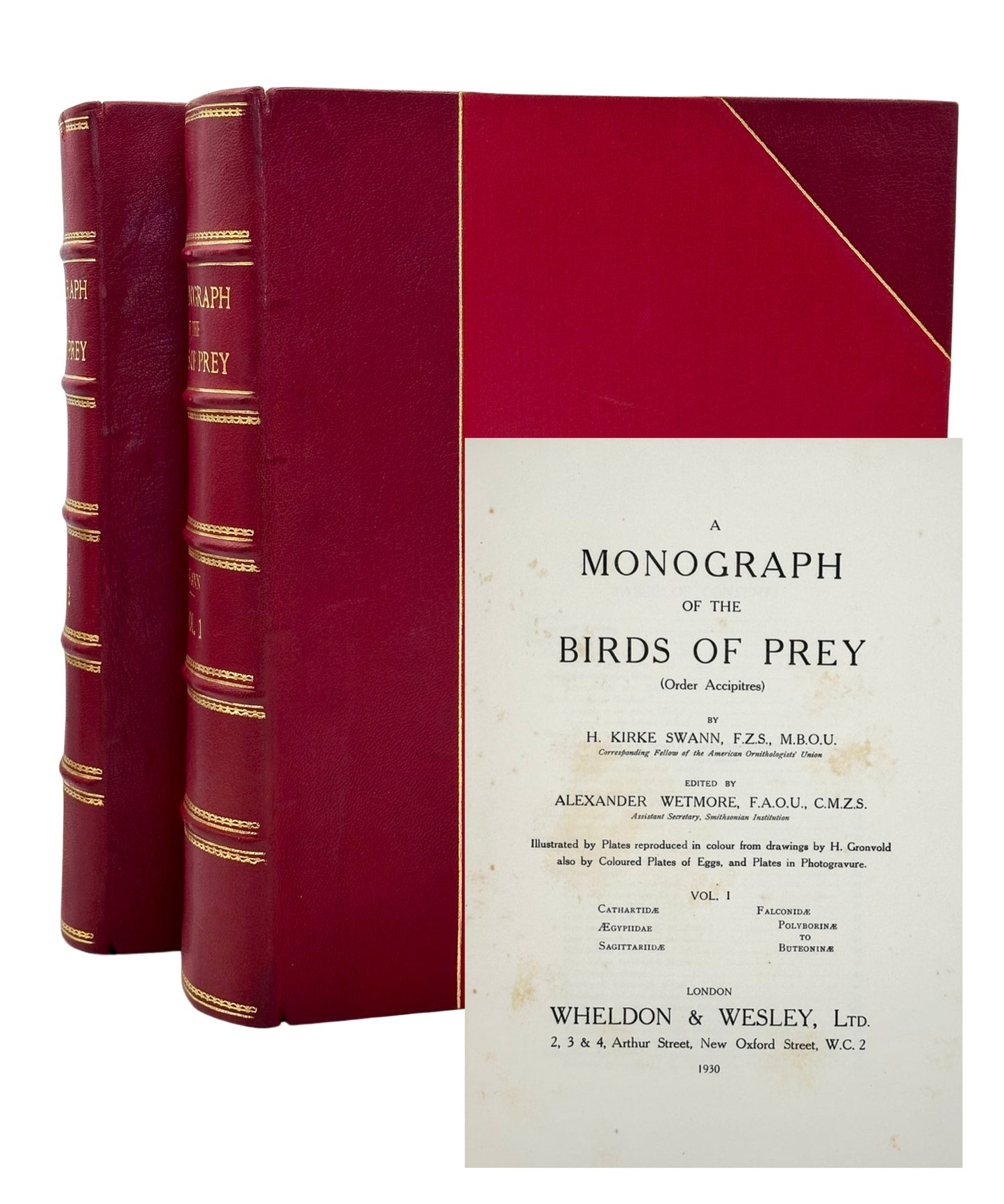 A Monograph of the Birds of Prey by H. Kirke Swann and A. Wetmore (ed.)