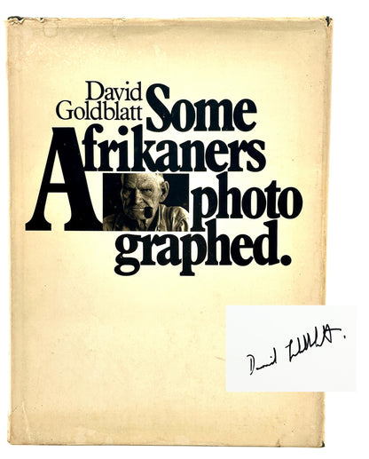 Some Afrikaners Photographed by David Goldblatt (Signed, Limited 1st Edition)
