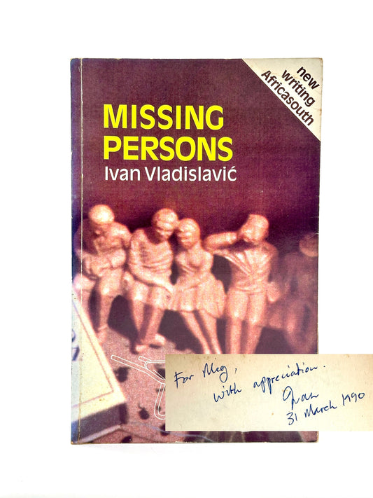 Missing Persons by Ivan Vladislavic (Inscribed 1st Edition)