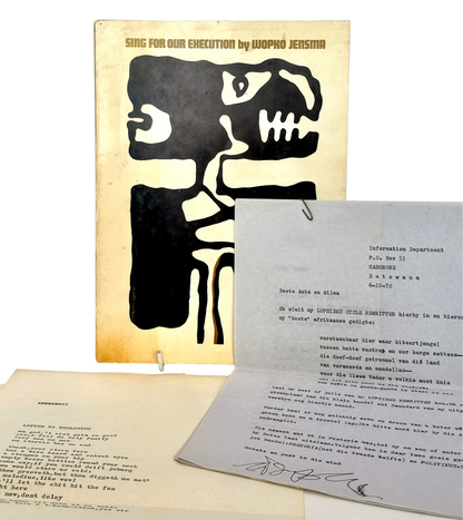 Sing for our Execution, TLS and TS by Wopko Jensma to Wilma Stockenstrom