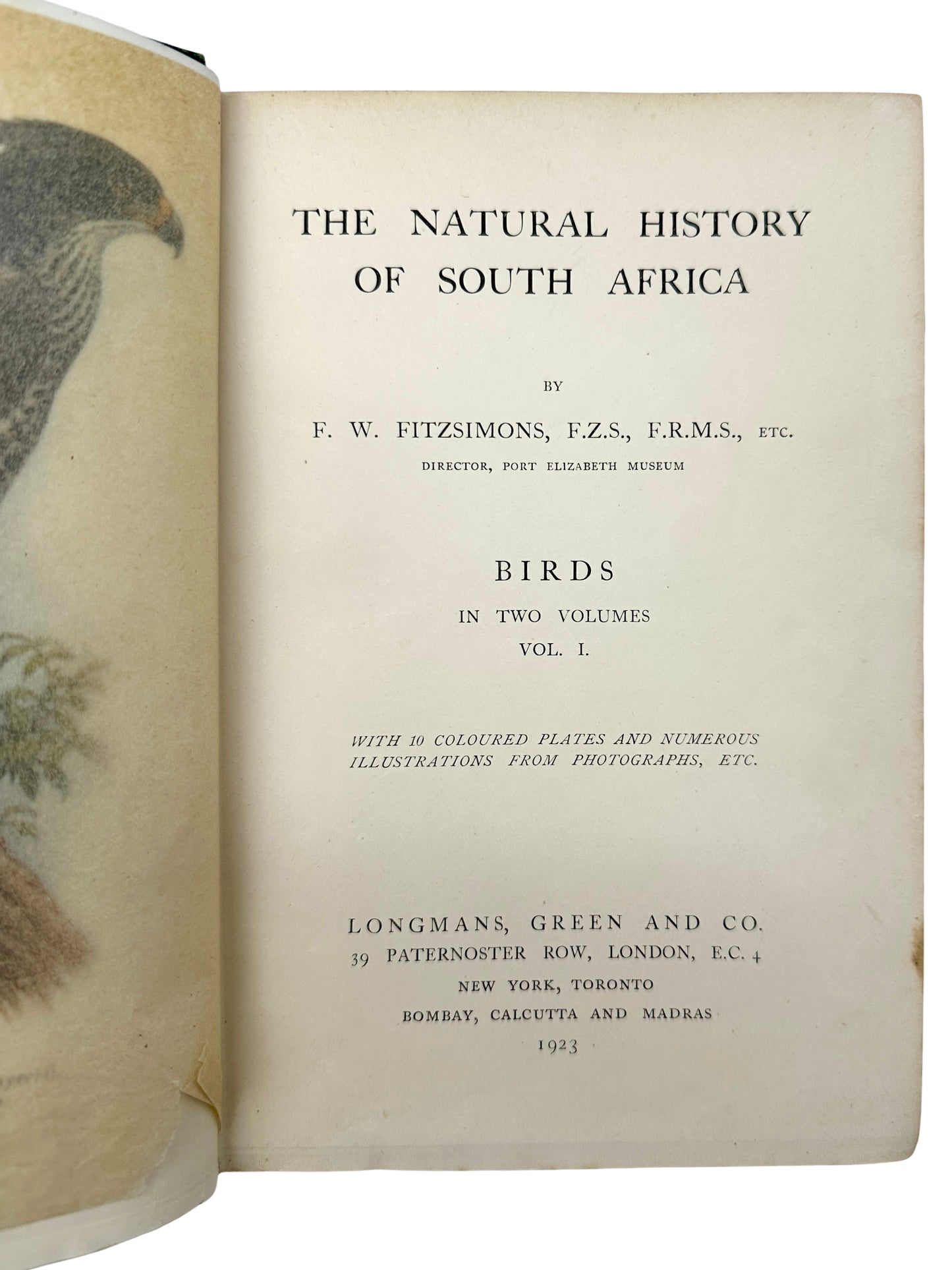 The Natural History of South Africa: Birds in Two Volumes by F.W. Fitzsimons