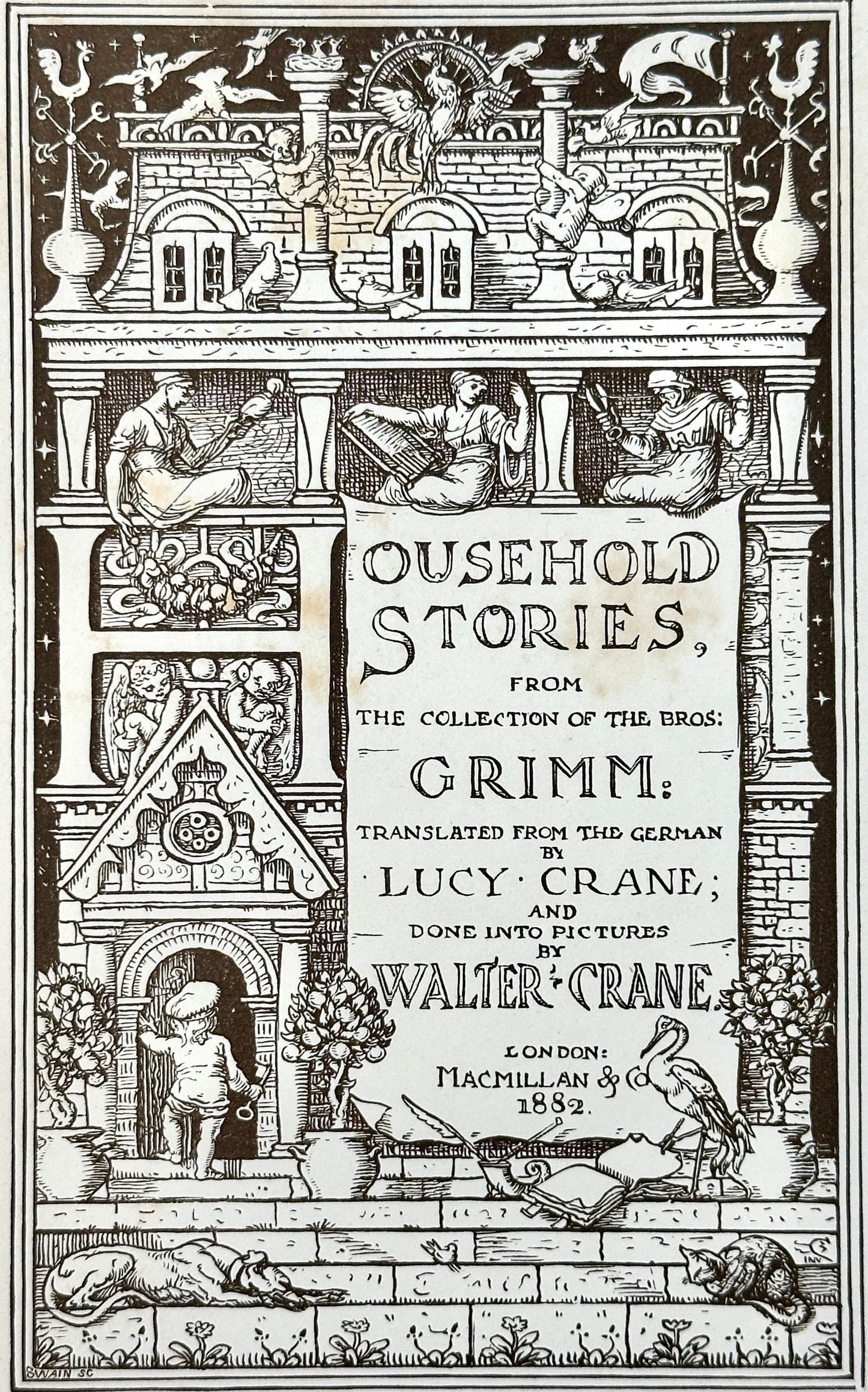 Household Stories from the Collection of the Bros. Grimm (Illustrated by Walter Crane)